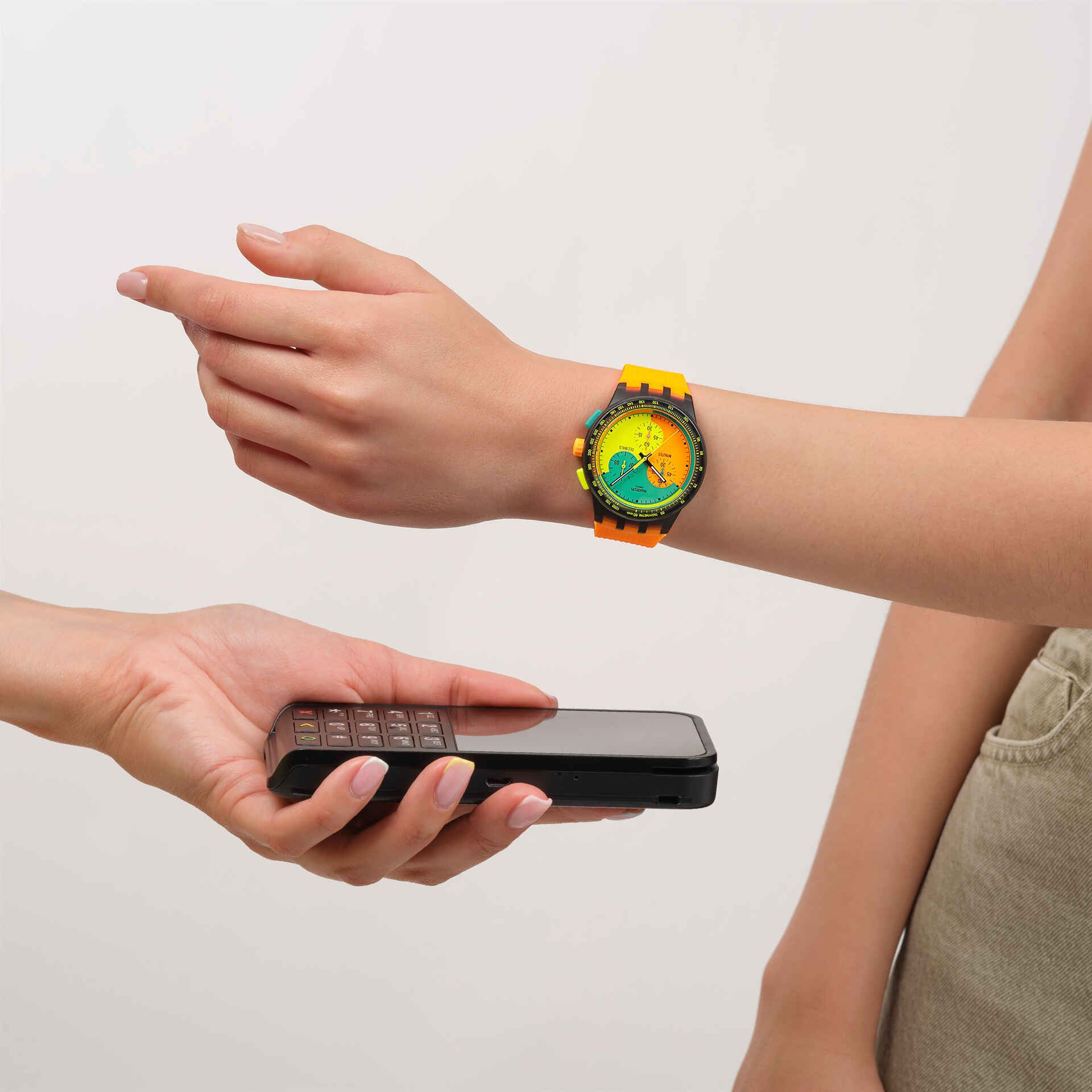 "SWATCH NEON SIGNAL FLAG PAY!" Gallery Image #1